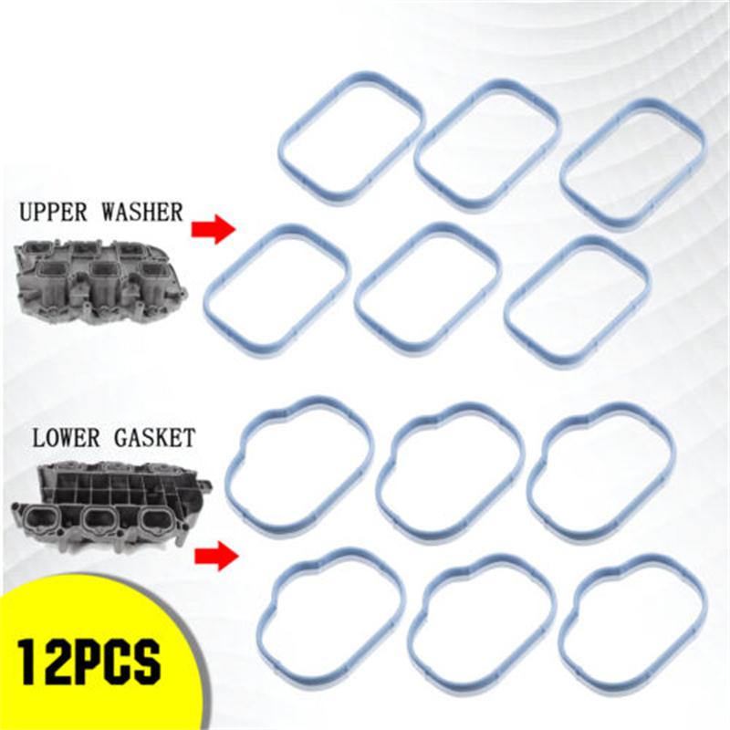 12Pcs 05184562AC 05184331AC Upper Intake Manifold Gaskets For Jeep Wrangler Dodge Ram 2011-2018 For Chrysler 200 300 2011-2018