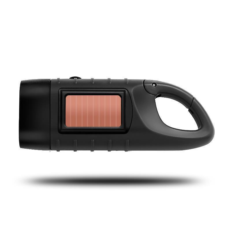 Rechargeable For Fishing Boating Hiking Survival Gear Power Bank Solar Flashlight Emergency Hand Crank Dynamo Led Flashlight