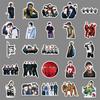 50 водостойких DIY наклеек 'Korean Star Boy Group Longshot' для гитары и ноутбука