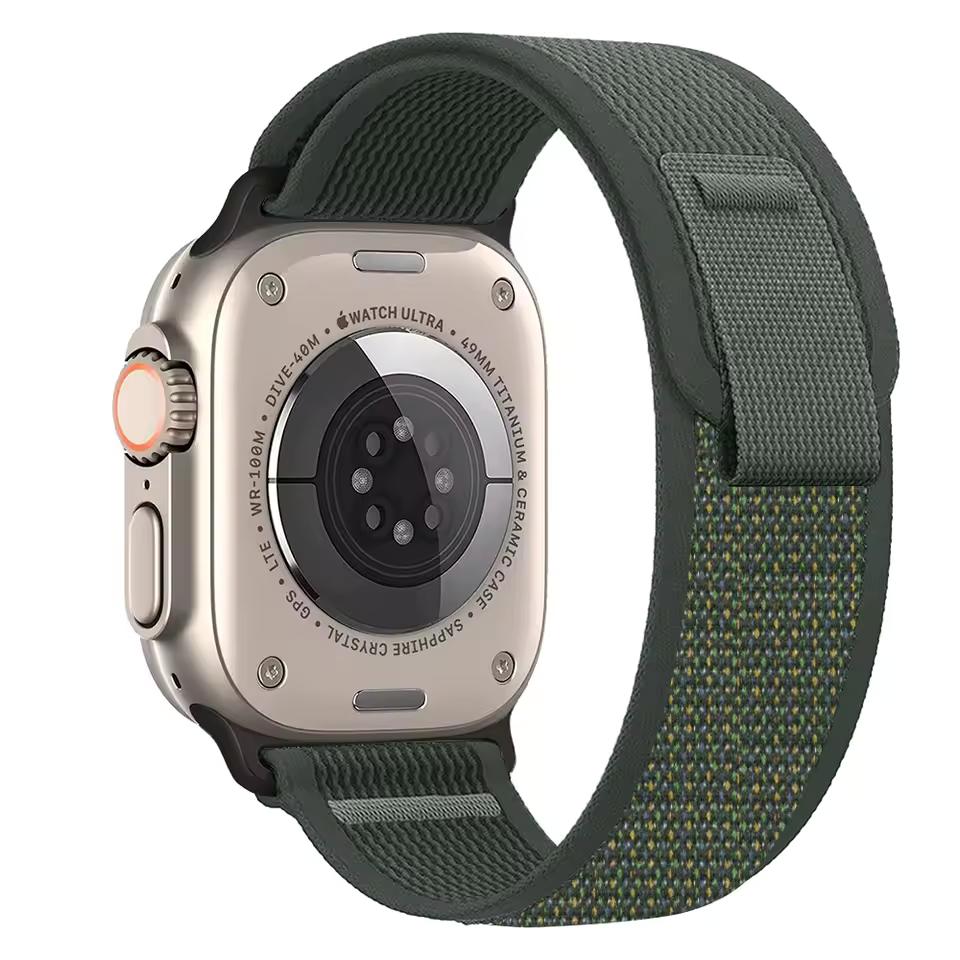 1:1 Ремешок Trail Loop для Apple Watch Ultra 3 2 49 мм 46 мм 45 мм 44 мм 42 мм 40 мм 41 мм 38 мм Спортивный браслет correa iwatch Series 11 10 9 8 7 SE Ремешки