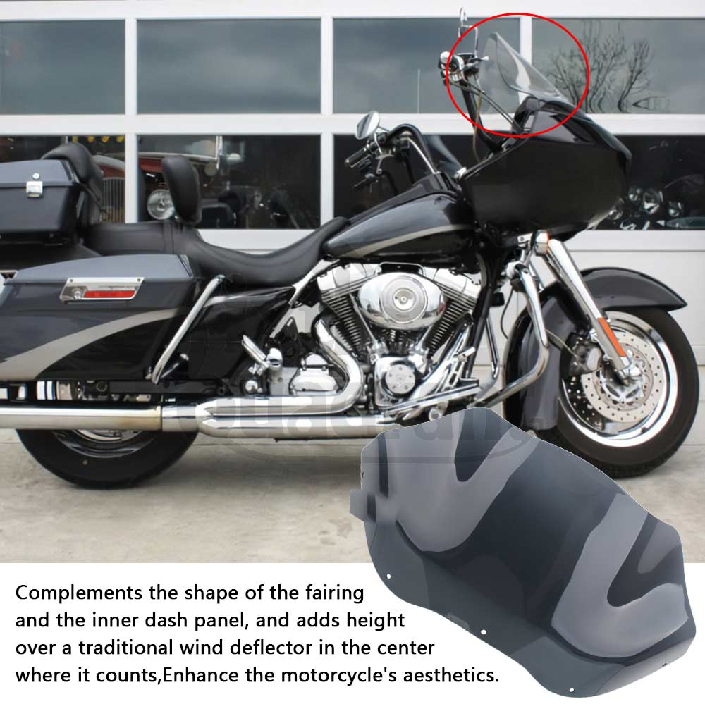 Для Harley Road Glide CVO/SE FLTR/I FLTRX 1998-2013 Мотоцикла 12,5" Дефлектор Ветрового Стекла Кожух Ветрового Стекла Передний Обтекатель Ветровое Стекло