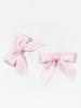 2 pieces of women's solid bow hair clips suitable for daily wear, weddings, music festivals, bow hair accessories