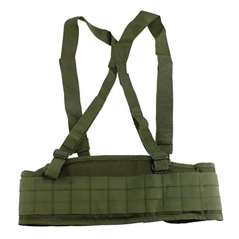 Molle Belt Waist Seal Multifunctional Camouflage Nylon Back Belt Outdoor Sport Girdle Waist Support