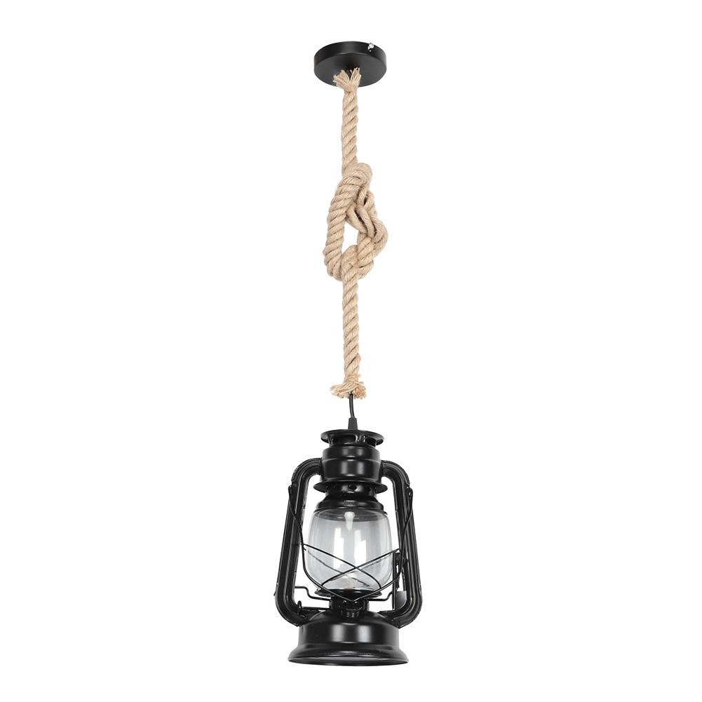 Ретро винтажный подвесной светодиодный фонарь на веревке для украшения домашнего бара магазина 85‑260 В