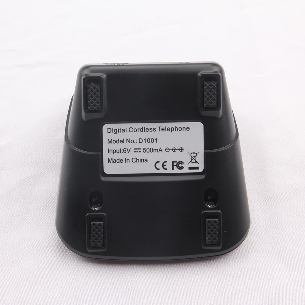 D1001 беспроводной стационарный настольный телефон для домашнего офиса со звуком распознавания звонящего и функцией шумоподавления
