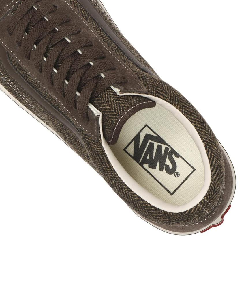 714555-0002 Vans Old Skool "Коричневый" (V36CF ТВИД) (Мужской)
