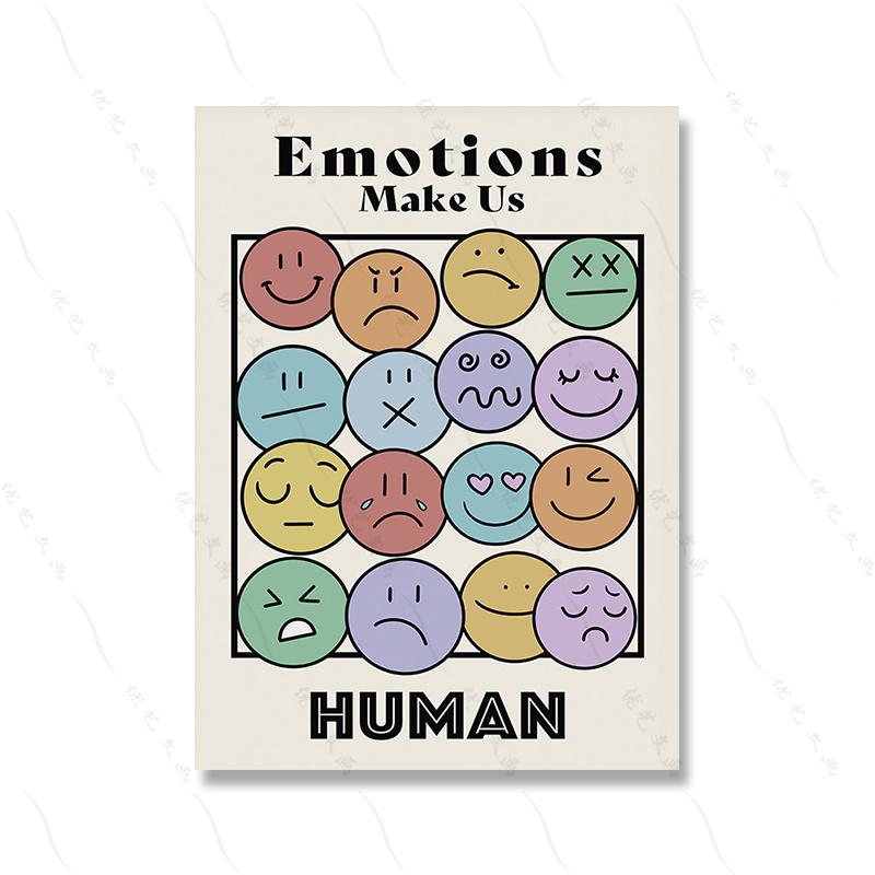 Retro Cartoon Quote Poster Print Funny Trendy Wall Art Cavnas Painting Nursery Modern Abtract Kids Room Home Decor