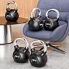 YANBO Pure Steel Rubber-Coated Kettlebells & Rack