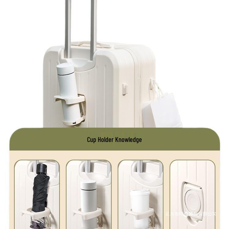 20-Inch Leather Suitcase Trolley - Durable Carry-On Luggage for Men & Women, 24-28 Inch Available