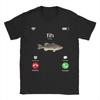 Unisex Cotton TShirt Fish Call Reminder Message Reject Answer Phone Fish Pattern Awesome Short Sleeve Top Women And Men Tshirt