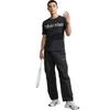 Calvin Klein T-Shirts Men's Black Crew Neck Moderate Straight Fit (Unisex) T-Shirts 4MS3K102 001