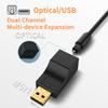 USB Optical Bluetooth Audio Transmitter Dual Stream Multipoint Hifi Stereo Low Latency Wireless Adapter For TV PC PS Series XBox