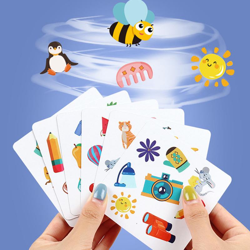 Детская игра на память «Безумные карты», интерактивные познавательные игры для родителей и детей, раннее развитие, Монтессори, игрушки для логического мышления