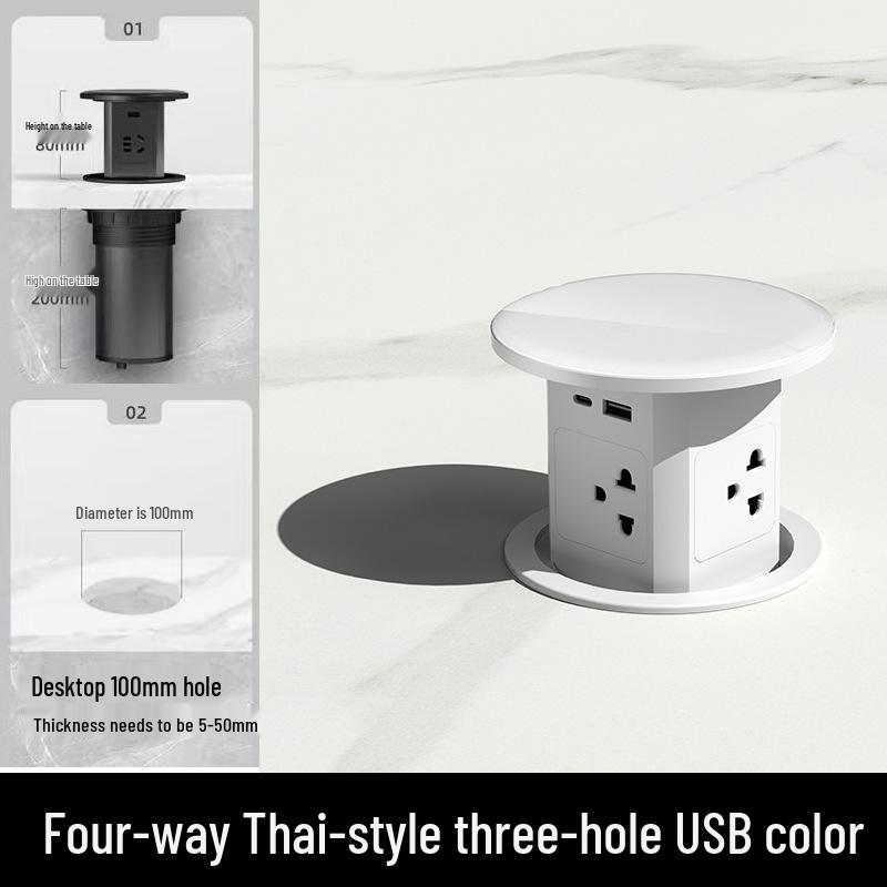 Беспроводная USB-зарядка, вертикальная удлинительная плата с несколькими розетками, стандарты США/Великобритании и поддержка Type-C