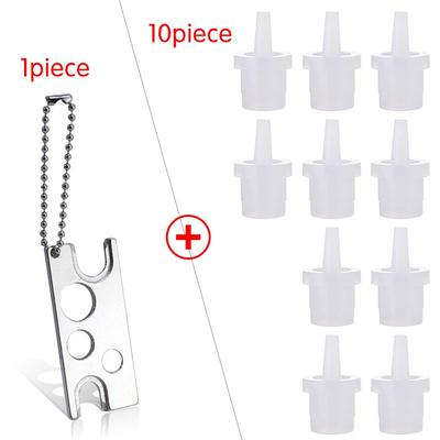 10/20 шт. Сменный колпачок для клея для ресниц, универсальная насадка для бутылочки, насадка для расширения, антиблокировочный инструмент, 10 шт.