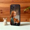 B-Brave L-Little A-Anne Чехол для телефона для iPhone17 16 15 14 13 12 11 Pro Max Plus, 5G Мягкий черный чехол