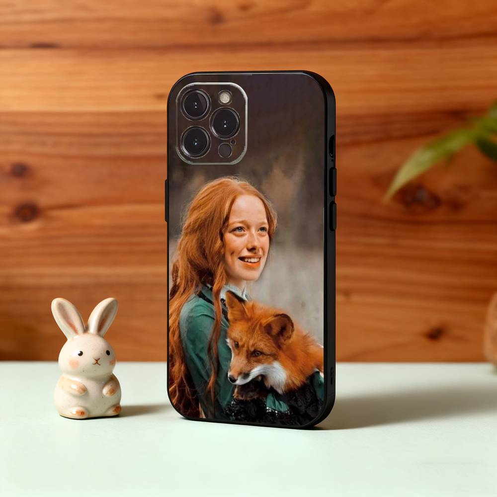 B-Brave L-Little A-Anne Чехол для телефона для iPhone17 16 15 14 13 12 11 Pro Max Plus, 5G Мягкий черный чехол