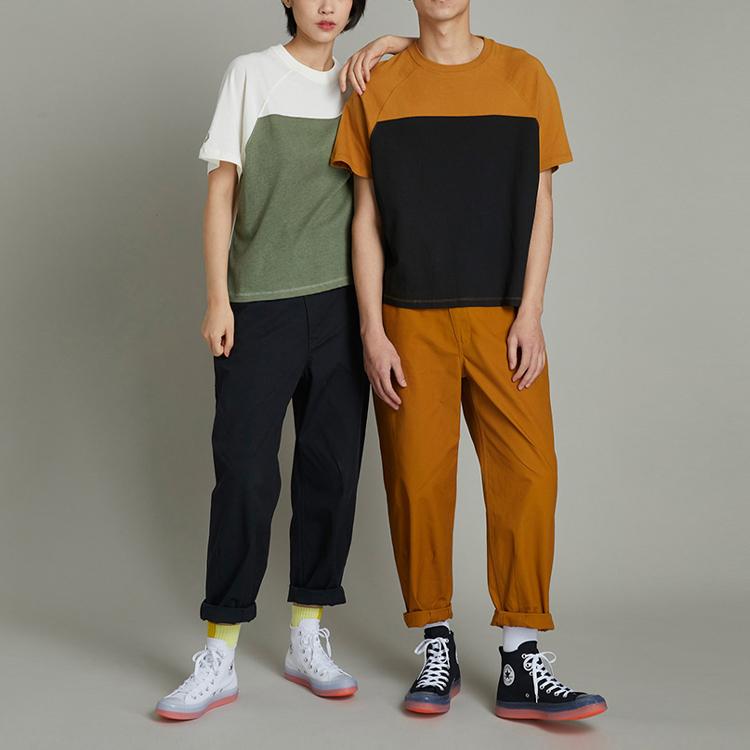 Converse Футболки Egglet Унисекс Многоцветные С круглым вырезом Умеренный прямой крой 10021717-A02
