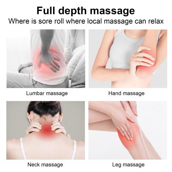 Massage Roller Muscle Sore Pain Relief Deep Tissue Relaxation Physical Therapy Face Shoulder Arm Sculpting Body Massage Stick