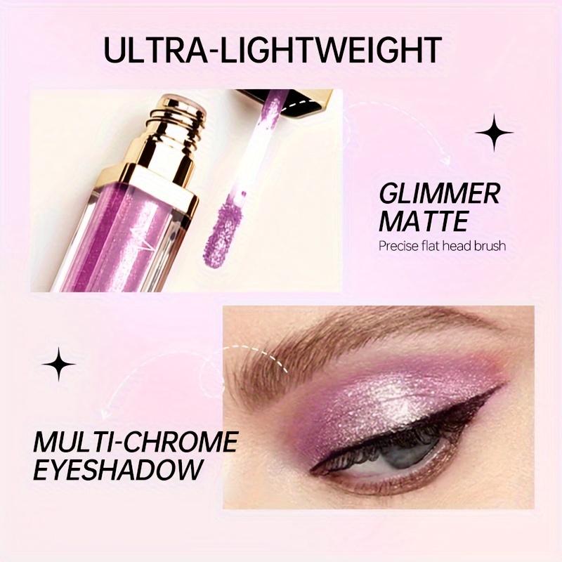 Make Up Liquid Eyeshadow Waterproof Glitter Pigments Purple Gold Metalic Women Beauty Gel Eye Shadow Cream 18 Colors Makeup Shimmer Shadow