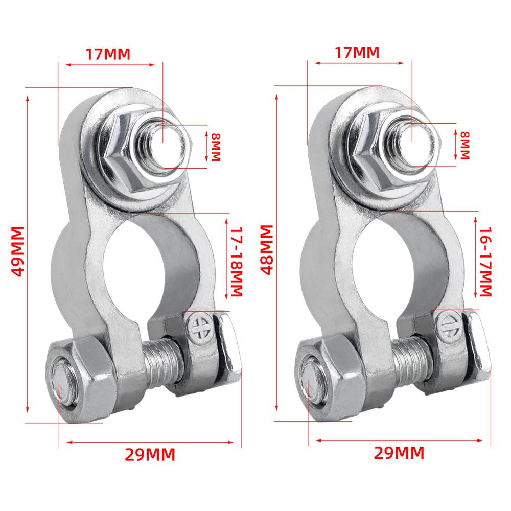 Клемма аккумулятора M8 с набором клемм 2x3-8