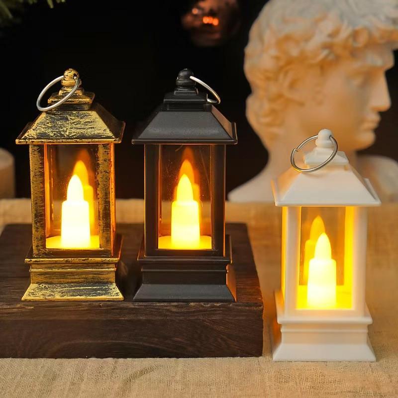 Винтажная светодиодная керосиновая лампа: Электронная свеча для украшения на Рождество, Хэллоуин, для бара и фестиваля