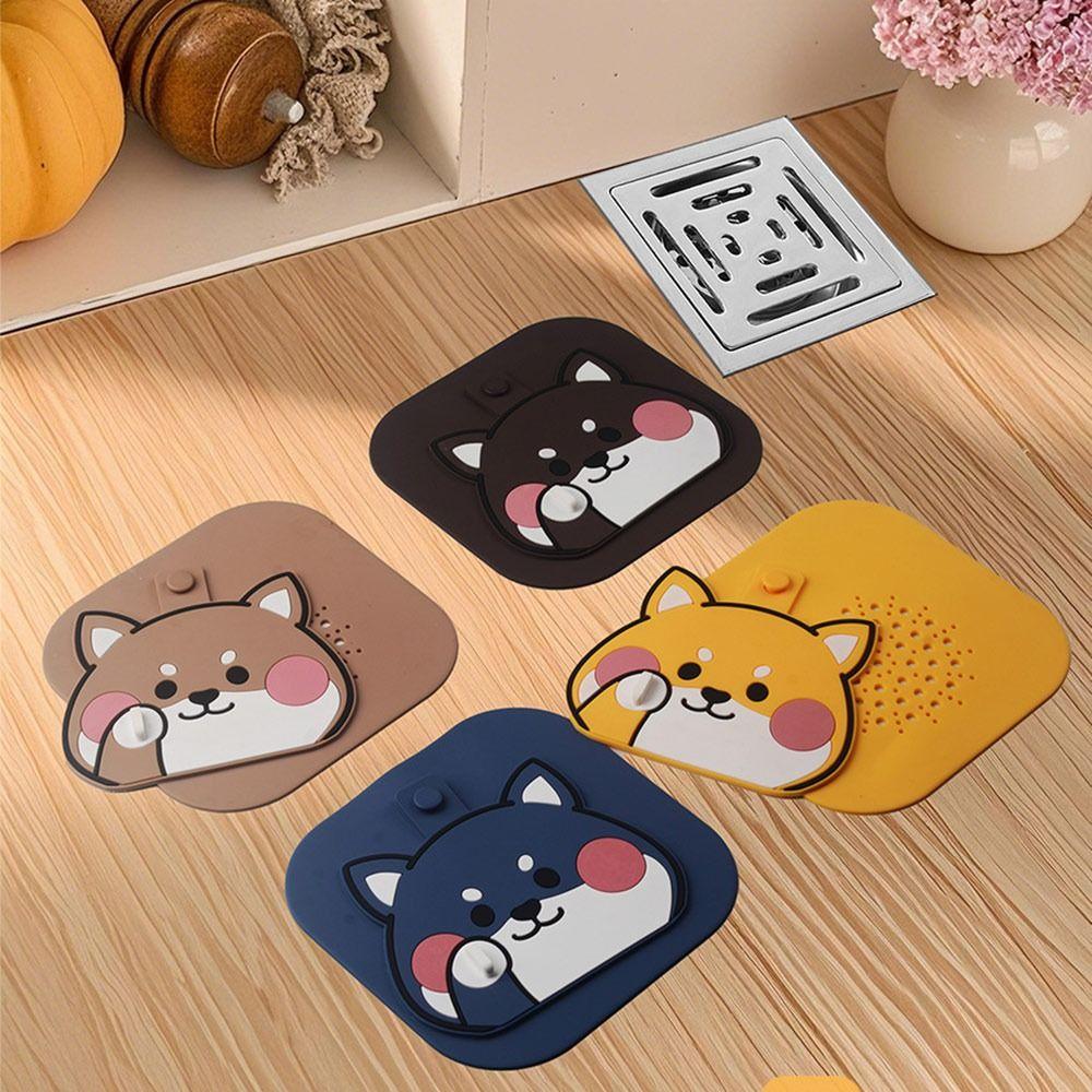 Reusable Sewer Floor Drain Cover Silicone Shower Drain Cover for Kitchen Toilet