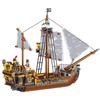 Пиратский корабль серии Storm God Model Toys Детские интересные подарки для мальчиков DIY Маленькие строительные блоки игрушки