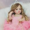 55 см кукла реборн, полностью силиконовая виниловая игрушка для новорожденных для девочек, принцесса Бебе, сопровождающая игрушка