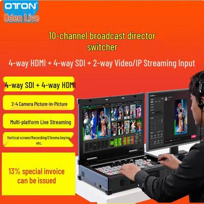 6-канальный видеомикшер Oton для прямых трансляций