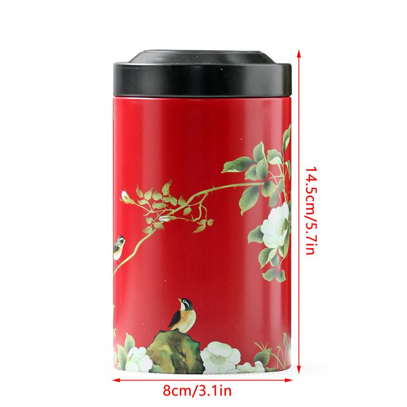 Empty Tin Tea Pot Tea Box Household Storage Portable Tea Pot Sealed Pot Living Room Coffee Table Decorative Accessories