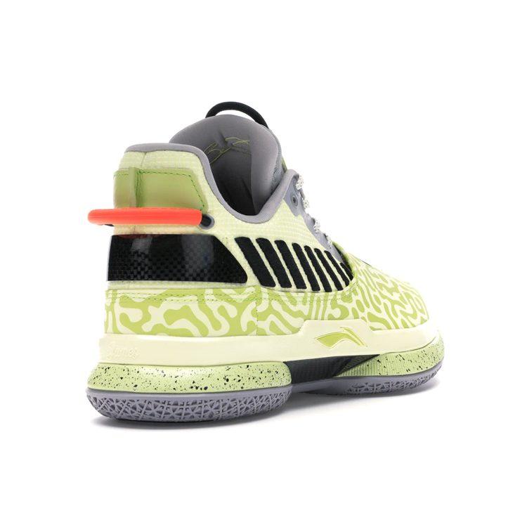 Li Ning WOW 7 Way Of Wade 7 Амортизация Легкие Низкие Баскетбольные Кроссовки Мужские Зеленый Белый ABAN079-13