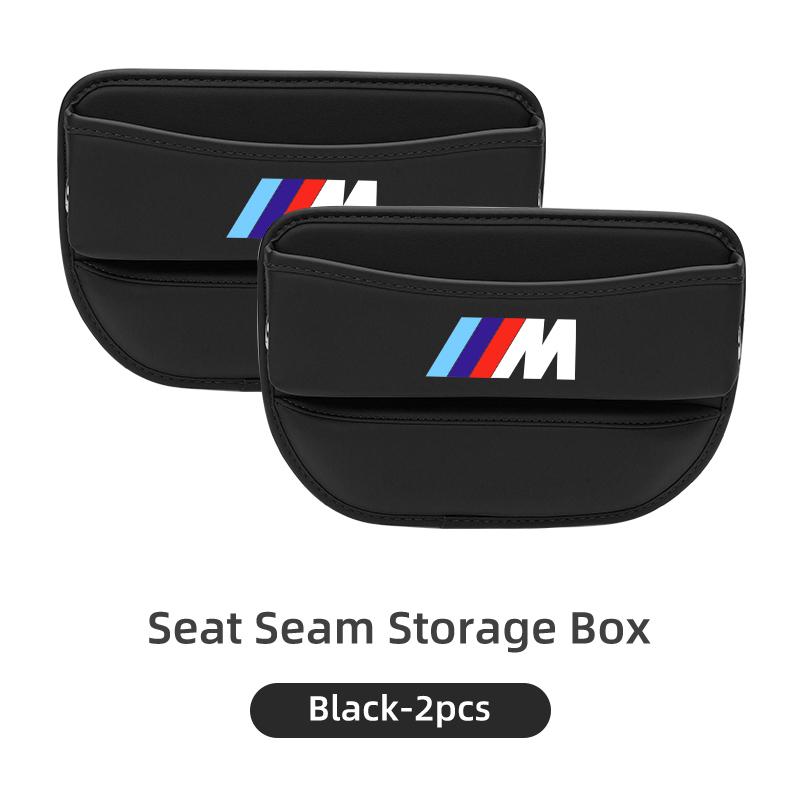 Leather Car Seat Seam Storage Box Phone Wallet Organiser Accessories For BMW E93 F10 F20 F30 F40 F15 F25 F26 F31 F49 F86 M3 M5 HOPDJ1