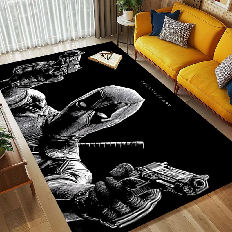 Deadpool Living Room Nonslip Area Rug Soft Carpet For Bedroom Game Playroom Sofa Office Home Decor Doormat Christmas Gift C9291197