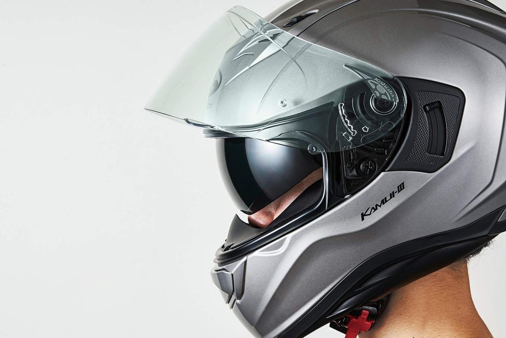 OGK KABUTO Motorcycle Helmet Full Face KAMUI3 Cool Gunmetal 584764 (Size S)