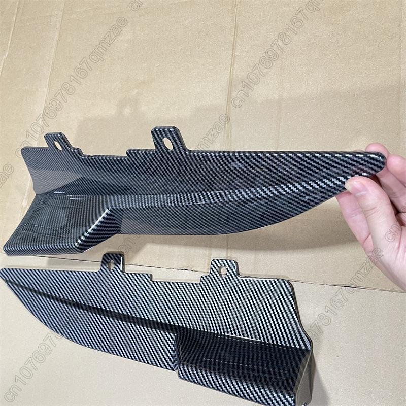 Rear Bumper Splitter Side Spoiler Canards Apron Cover Sticker Gloss Black For BMW 3 Series G20 G28 325 330 M-Sport 2019-2024