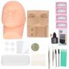 Набор для наращивания ресниц с манекеном для наращивания ресниц и макияжем