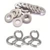 304 Stainless Steel Flat Washer and Split Spring Lock Washer Assortment Set