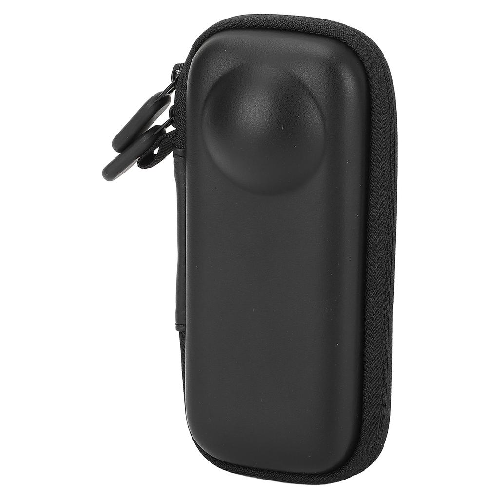 Action Camera Carrying Case Waterproof PU Leather Protective Sports Camera Storage Bag with Clip for