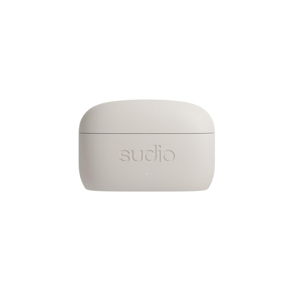 SUDIO E3 Wireless Canal Active Noise Bluetooth Compatible with Playback Up To Approximately 30 Simple Genuine (White) Earphones, Type, Cancellation,