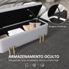 Bedroom Footboard Bench 70L Velvet Storage Bench With Metal Legs For Entrance Living Room 100x40x42 Cm Light Gray