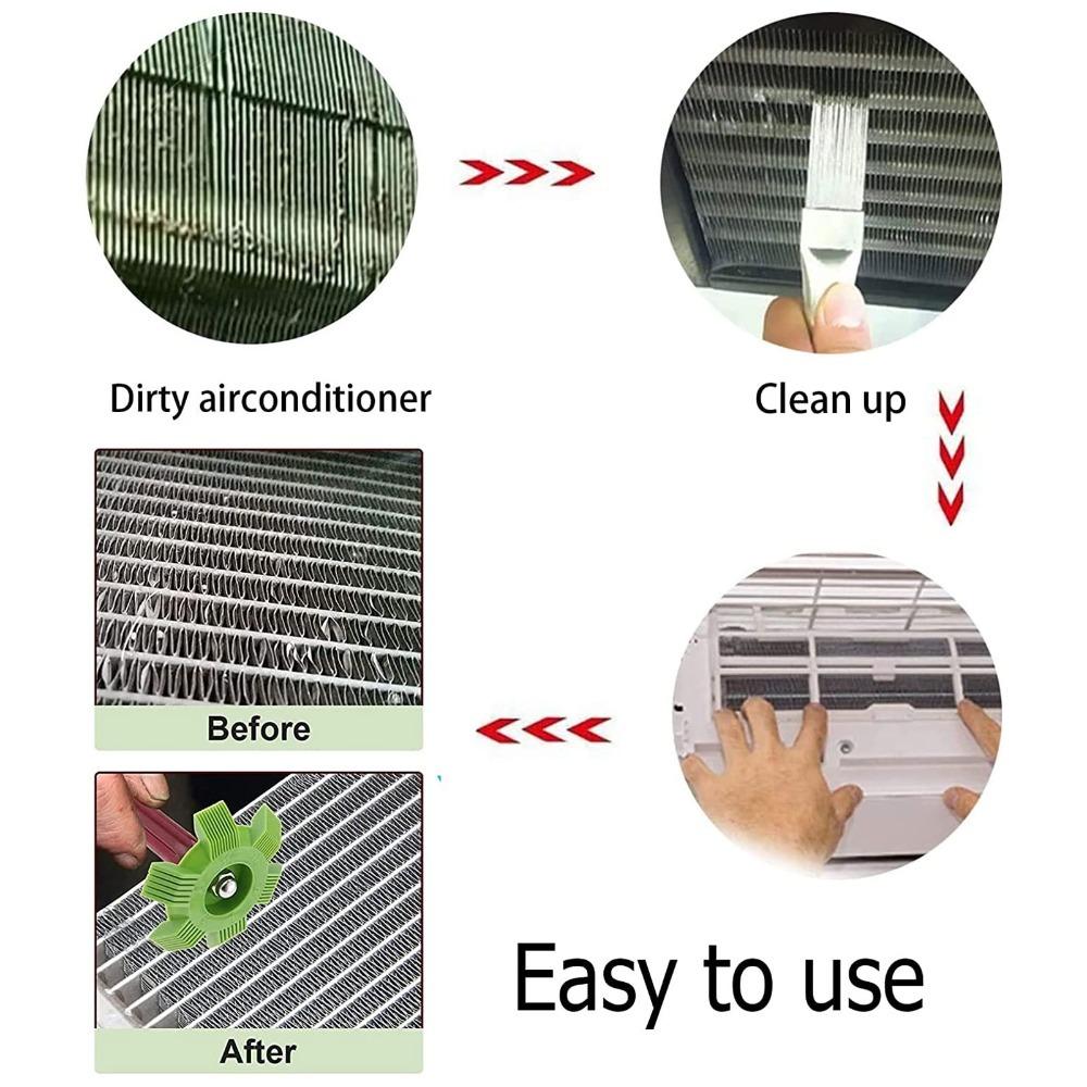 2pcs Straightener Tool Fin Comb Air Conditioner Cleaning Tool Air Conditioner Cleaning
