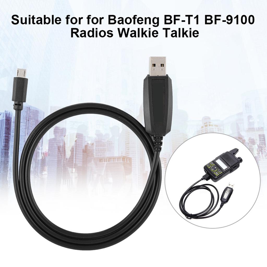 USB-кабель для программирования и записи, CD-диск с драйверами для радиостанций Baofeng BF T1 BF 9100, портативная рация