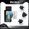VAORLO Mobile Battery Charger Universal LCD Indicator Screen USB-Port Cell Phone Chargers Battery Charging EU US UK PLUG