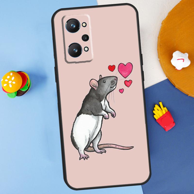 Mouse Rat For Realme GT7 Pro GT 6T 6 5 C67 C61 C55 C53 C51 C21Y C25S C75 10 11 12 13 14 Pro Plus Case