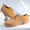 Plus Size Classic Suede Leather Oxford Shoes For Men Flats Comfortable Casual Shoes Moccasins Men Footwear