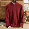 Sweatwear Mens Turtlenecks Sweaters Knit Pullovers Solid Color Long Sleeved Sweater Male Oversize Zipper Basic Coats