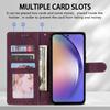 Кошелек с карманом для карт, кожаный чехол-книжка для Samsung Galaxy A05s A07 A13 A14 A15 A16 A17 A26 A34 A35 A36 A52 A53 A54 A55 A56 A71