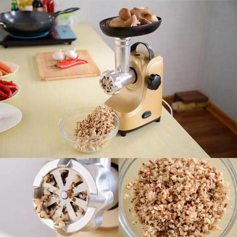 Электрическая мясорубка, колбаса, овощерезка