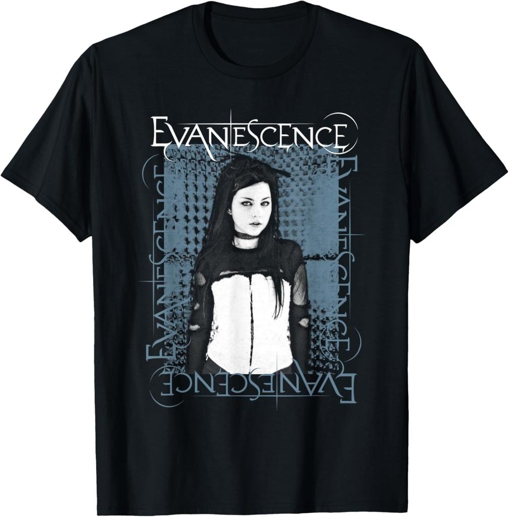 Evanescence Логотип Группы Графика Коробка 2026 Футболка Хлопок Унисекс Женская Футболка Y2k Винтажная Повседневная Летняя Новая Футболка Подарки Для Фанатов